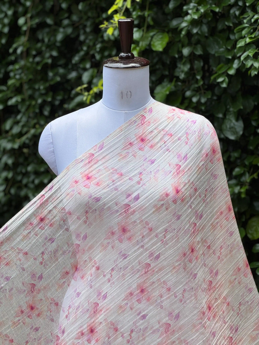 Digital Printed Banarasi Mul Chanderi Fabric