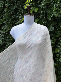 Digital Printed Banarasi Mul Chanderi Fabric