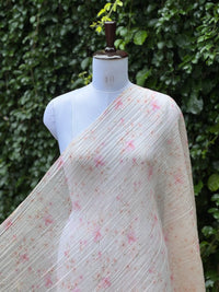 Digital Printed Banarasi Mul Chanderi Fabric
