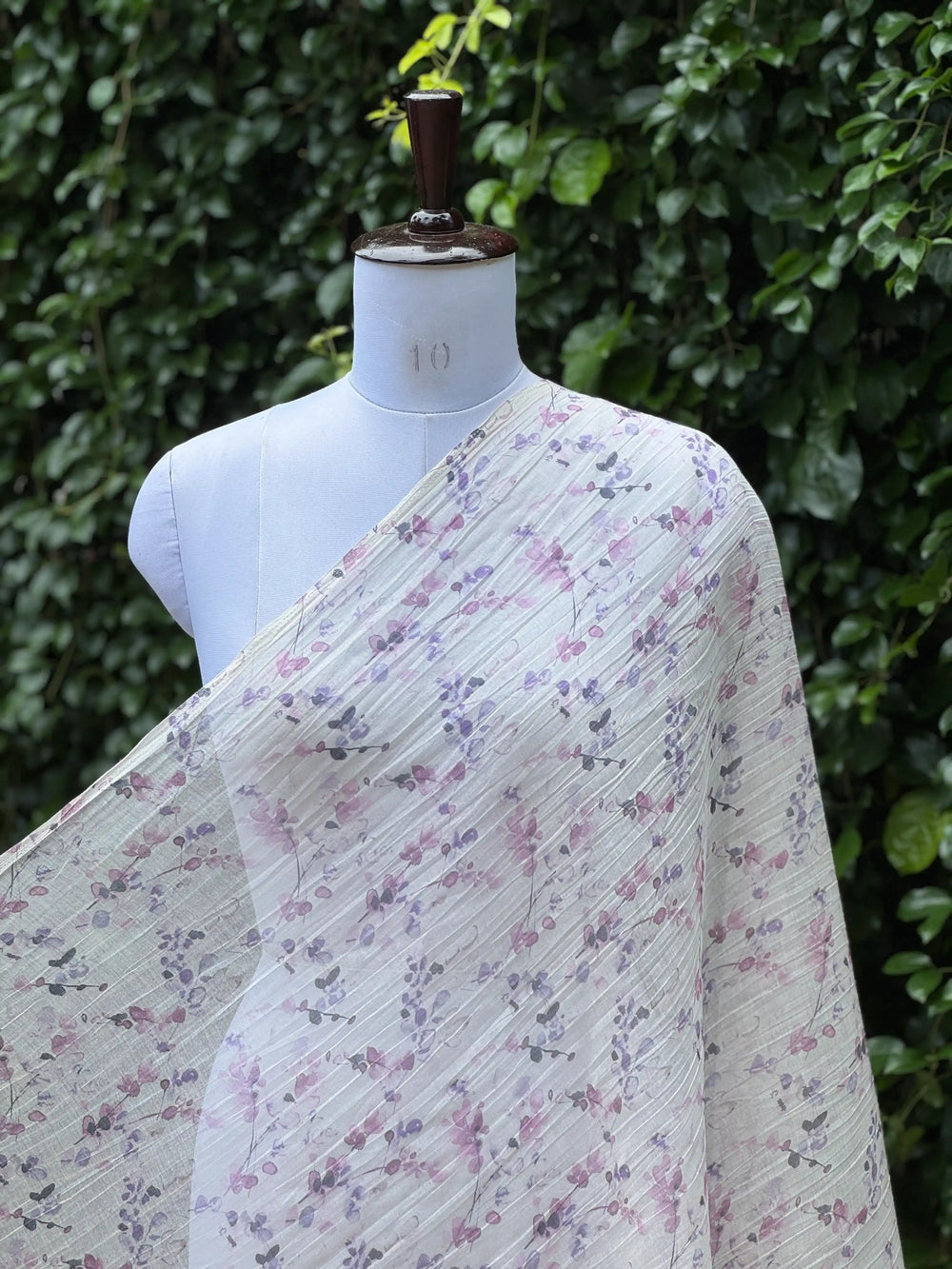 Digital Printed Banarasi Mul Chanderi Fabric