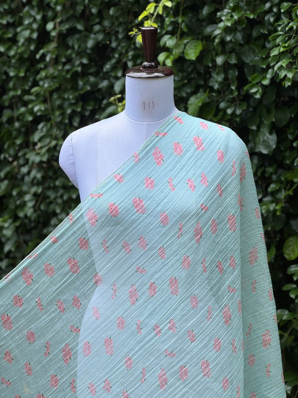 Digital Printed Banarasi Mul Chanderi Fabric