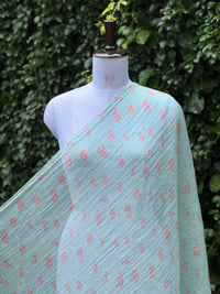 Digital Printed Banarasi Mul Chanderi Fabric