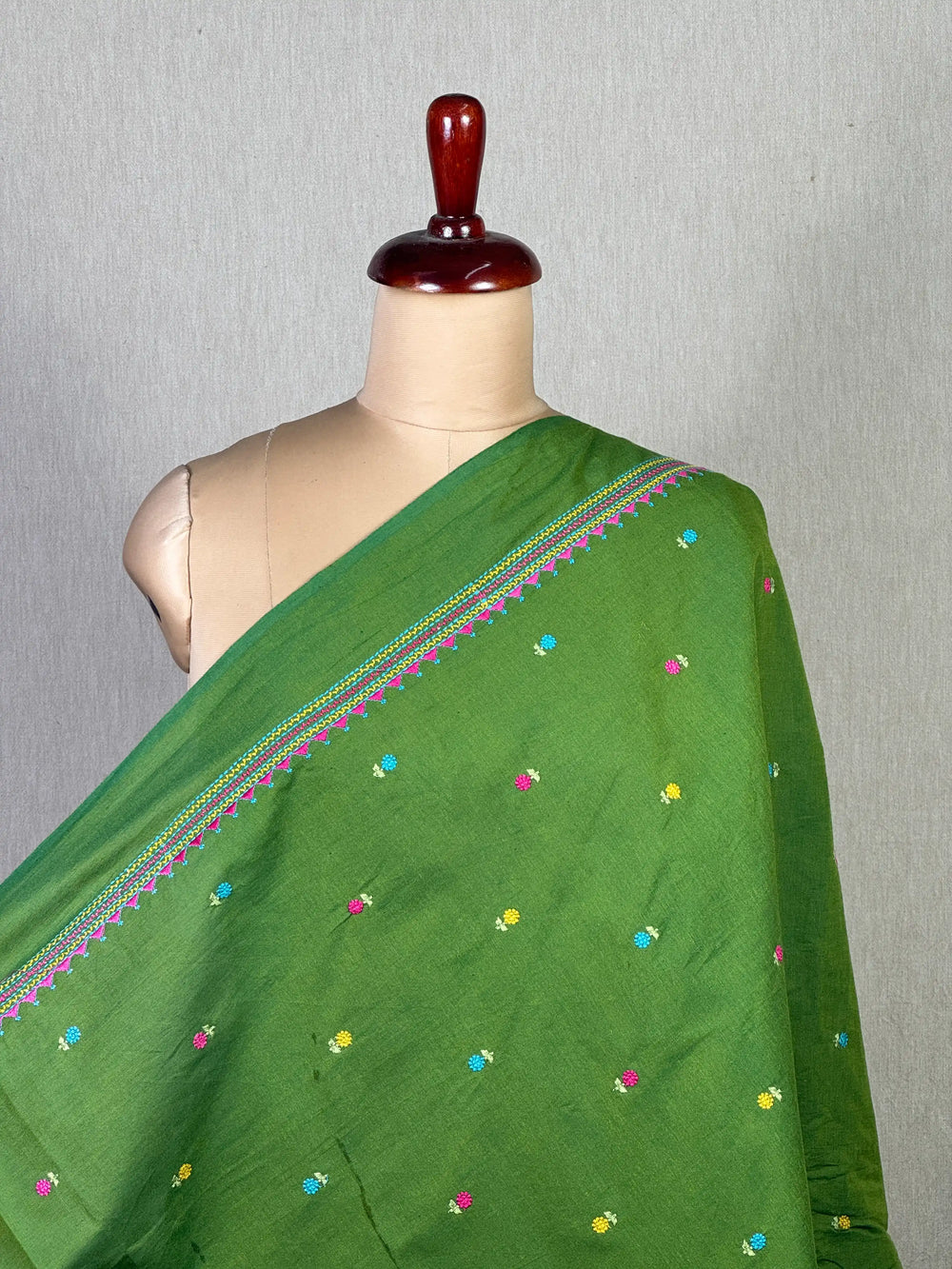 Embroidered Handloom Cotton Fabrics