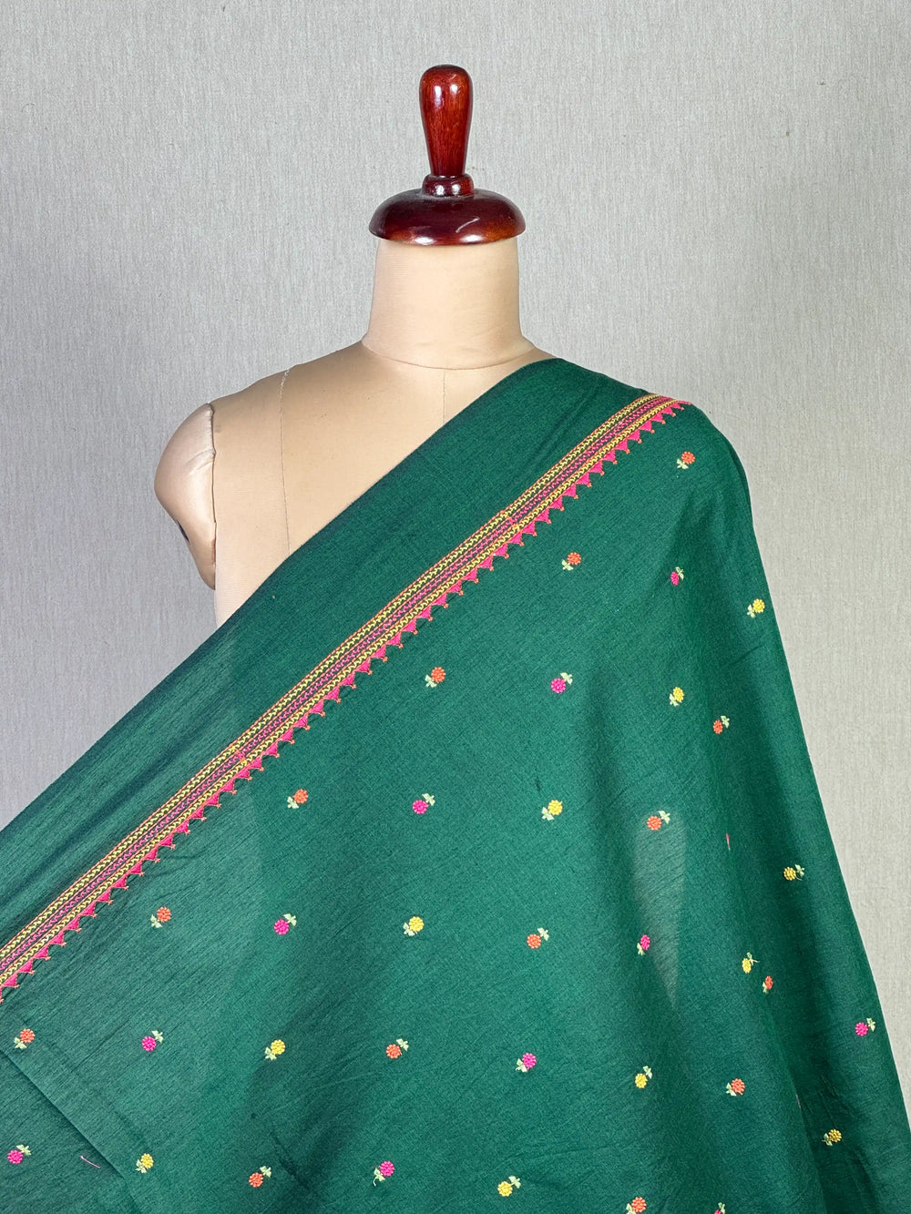 Embroidered Handloom Cotton Fabrics