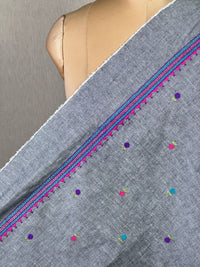 Embroidered Handloom Cotton Fabrics