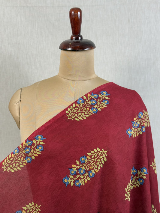 Printed Mulmul Fabric