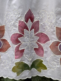 Appliquéd & Brush Painted Mulmul Cotton Dupatta