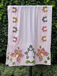 Appliquéd & Brush Painted Mulmul Cotton Dupatta