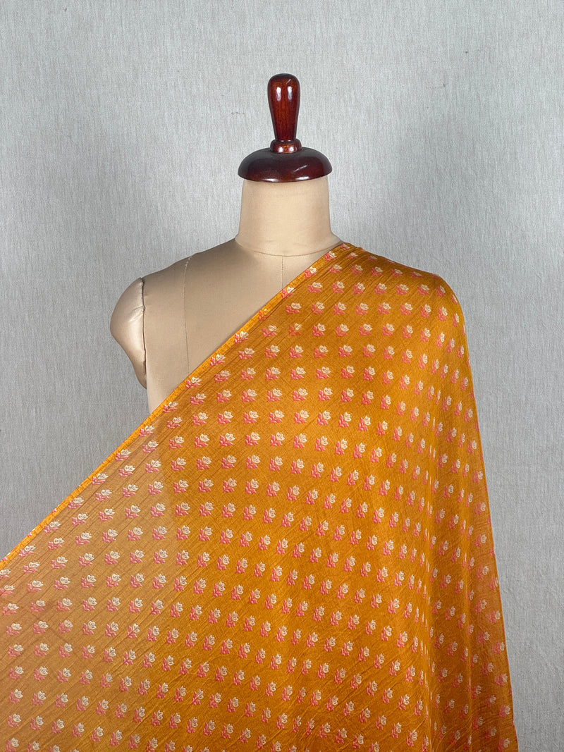 Printed Mul Chanderi Fabrics