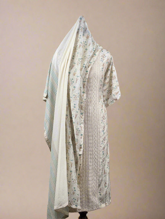 Unstitched Bemberg Muslin Salwar Suit