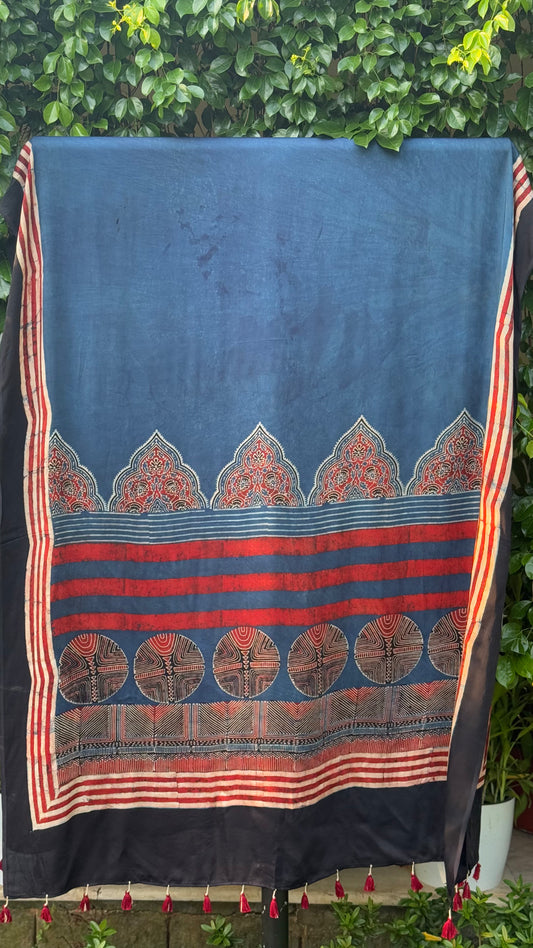 Ajrak Printed Modal Dupatta