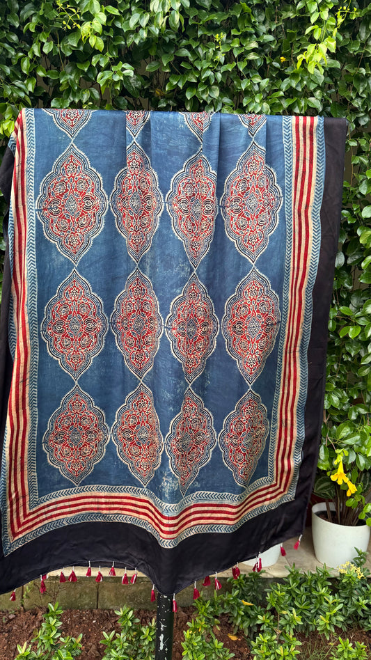 Ajrak Printed Modal Dupatta