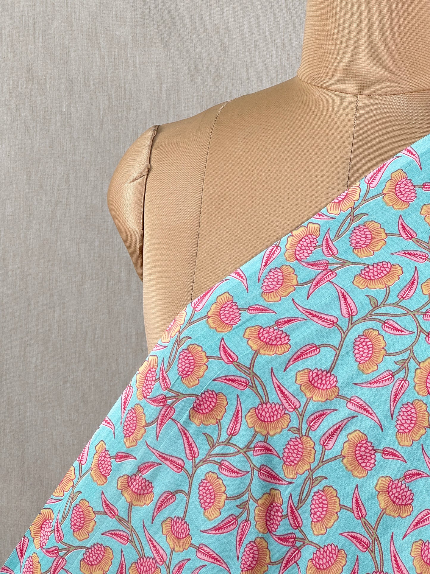 Printed Mulmul Fabric