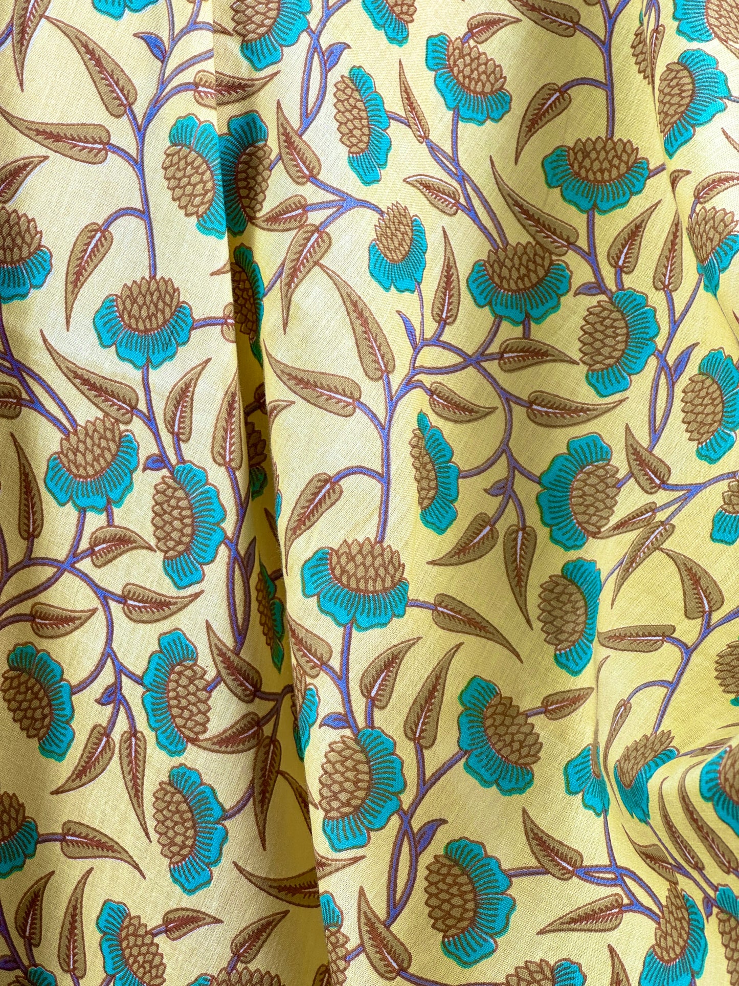 Printed Mulmul Fabric