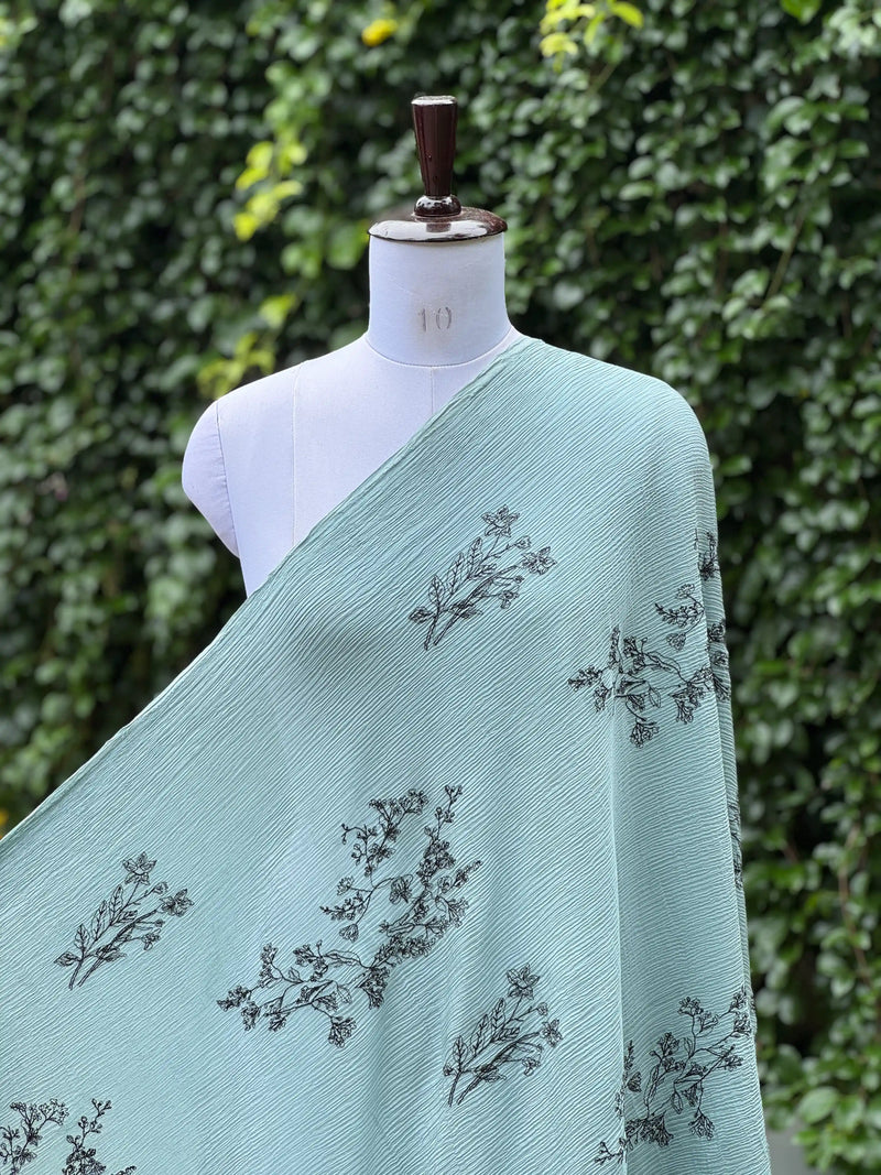 Crushed Viscose Cotton Fabrics
