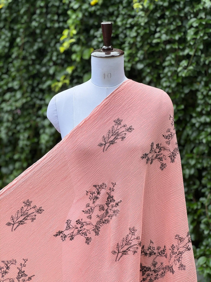 Crushed Viscose Cotton Fabrics