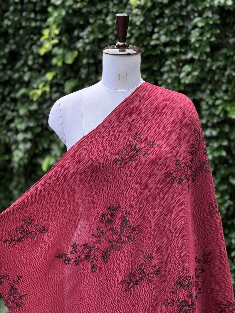 Crushed Viscose Cotton Fabrics