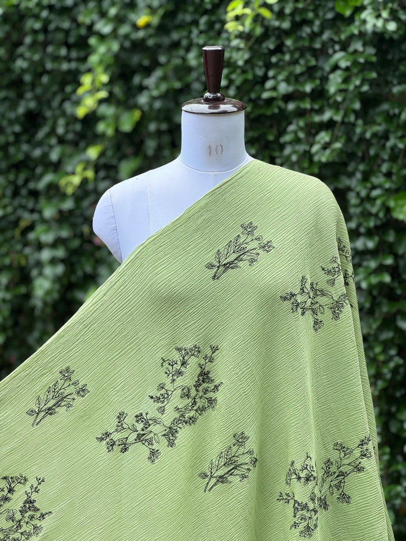Crushed Viscose Cotton Fabrics