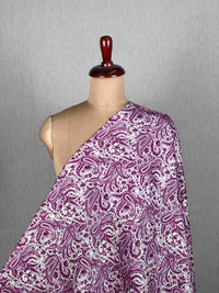 Printed Cotton Satin Fabric