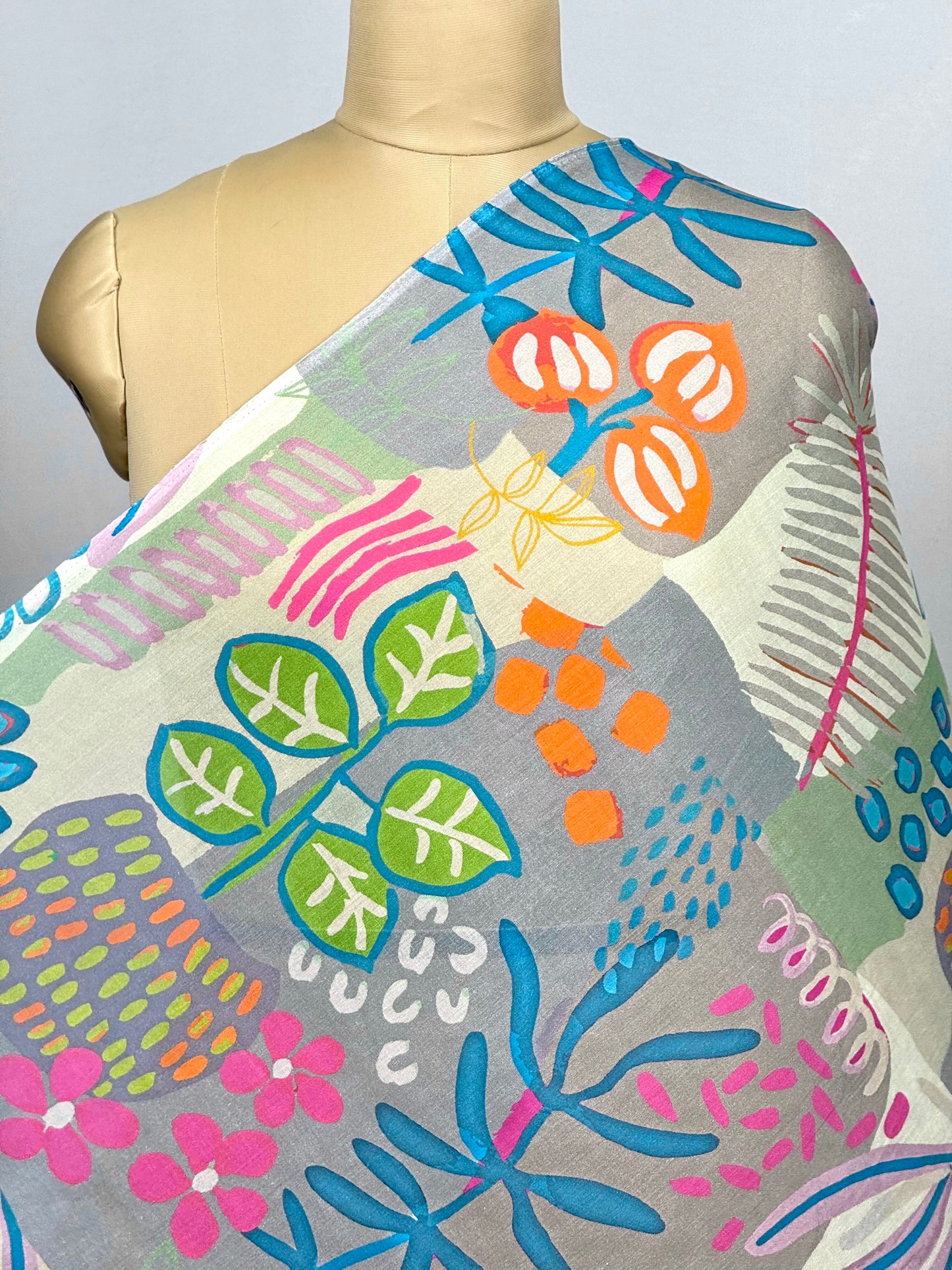 Digital Printed Mulmul Fabrics