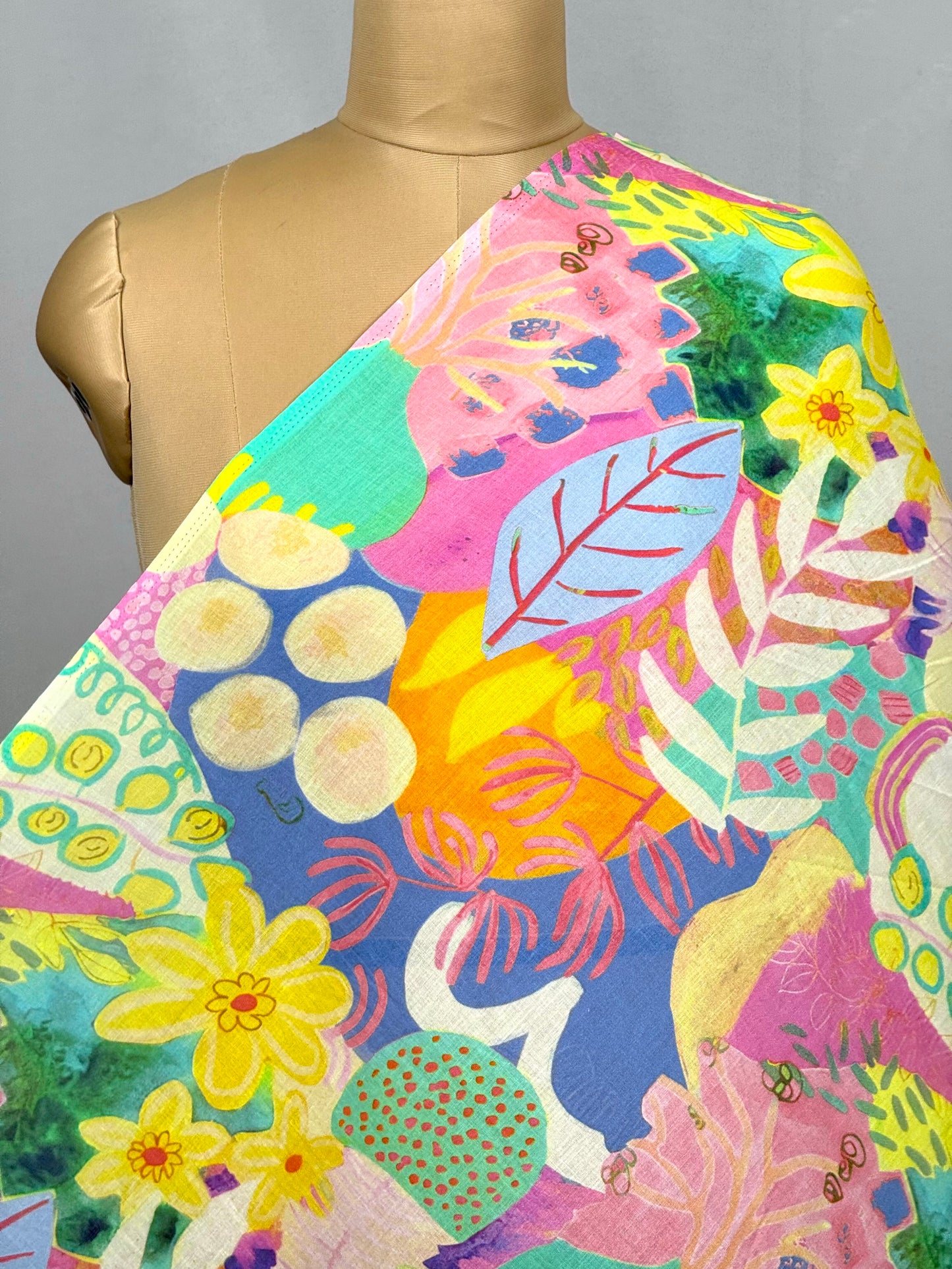 Digital Printed Mulmul Fabrics