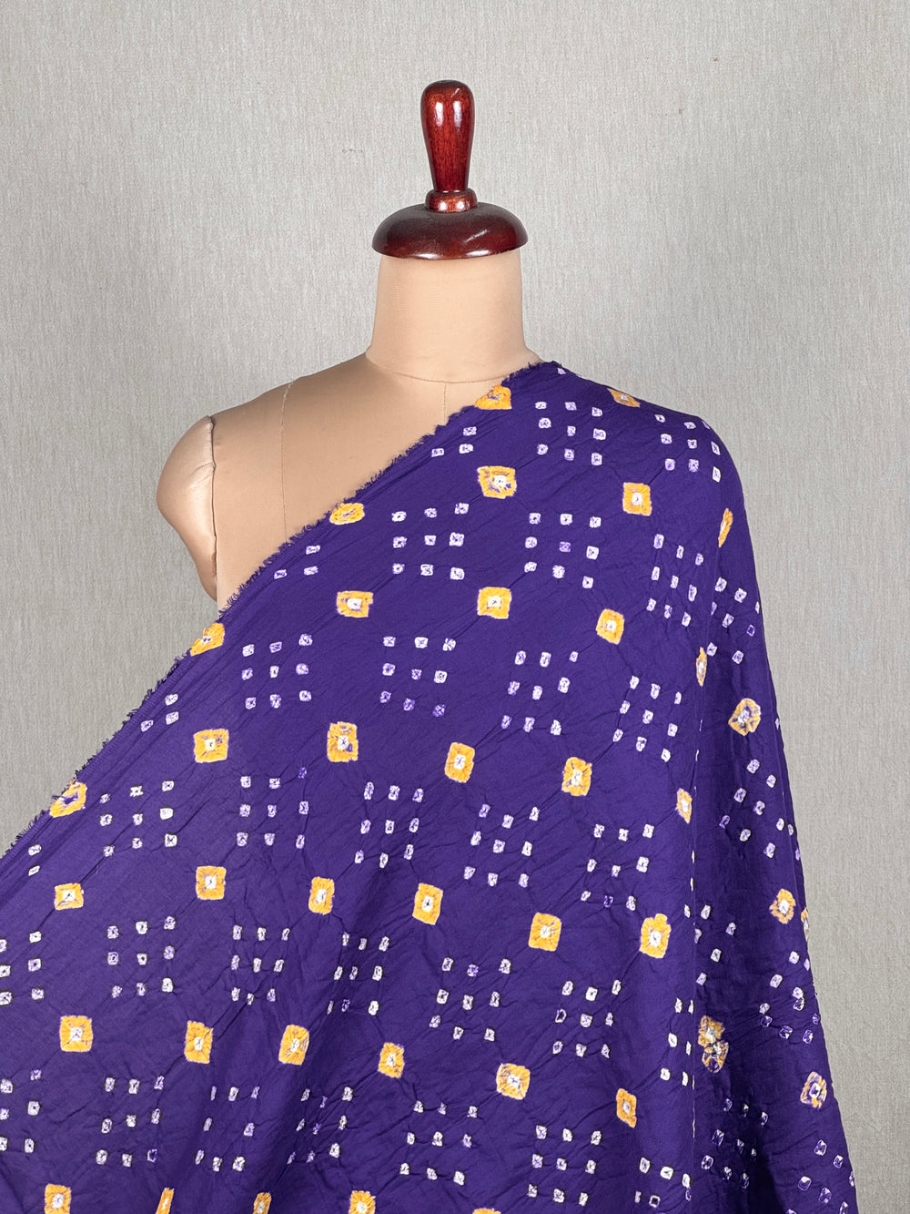 Bandhini Satin Cotton Fabric