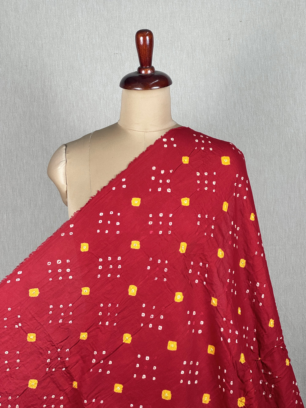 Bandhini Satin Cotton Fabric