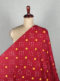 Bandhini Satin Cotton Fabric