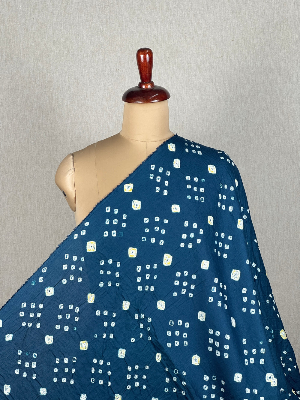Bandhini Satin Cotton Fabric