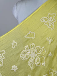Embroidered 40gm Banarasi Chanderi Fabric