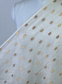 Diamond Silk Tissue Jacquard Fabric