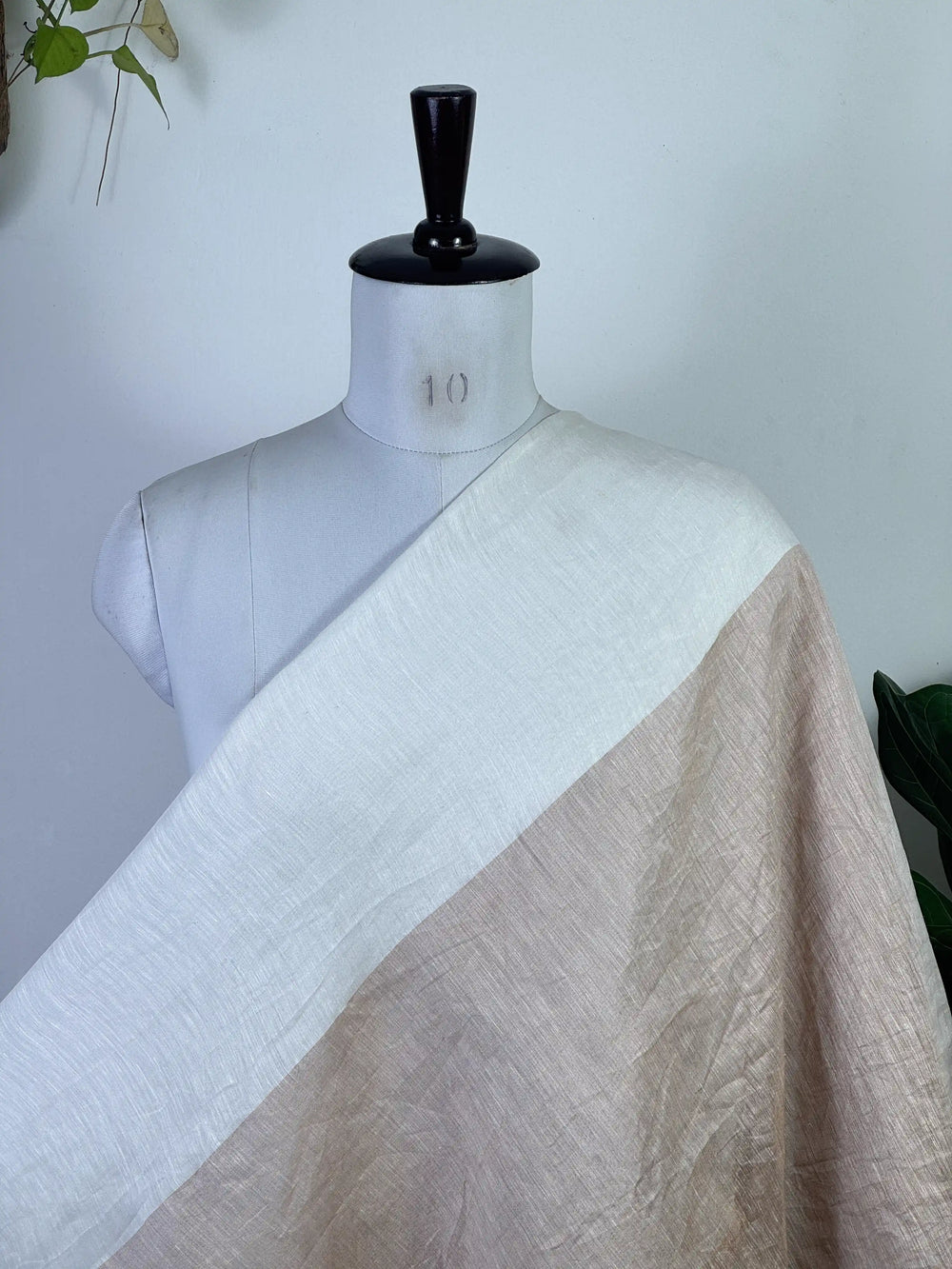 Half Linen Silk - Half Linen Tissue Fabric