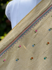 Embroidered Handloom Fabric