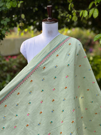 Embroidered Handloom Fabric