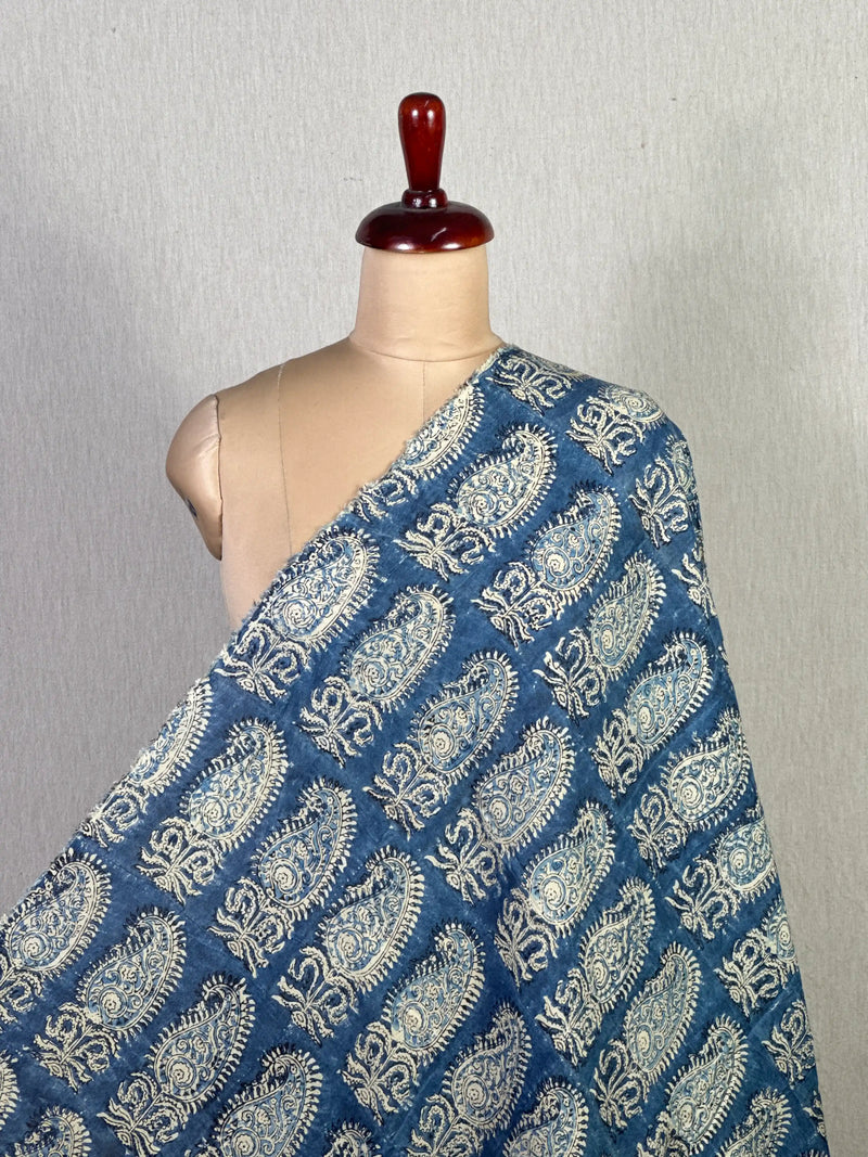 Kalamkari Block-Printed Modal Fabric
