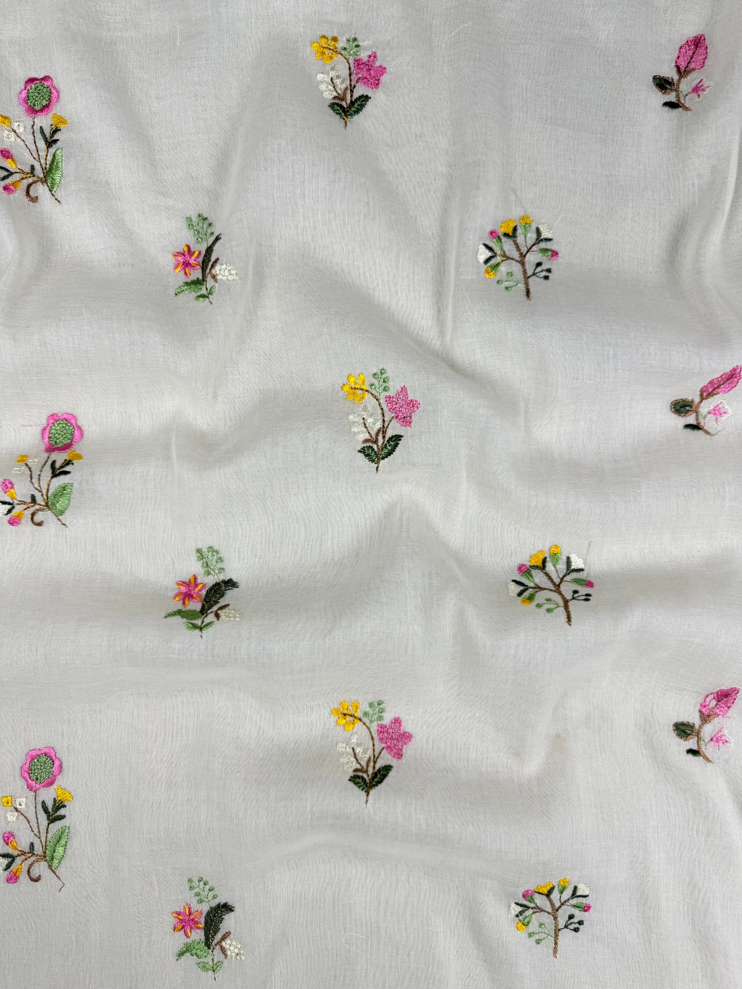 Embroidered Mulmul Fabrics