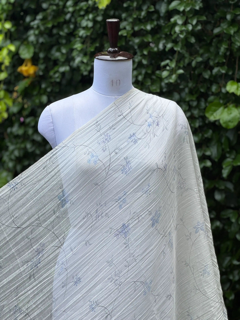 Digital Printed Banarasi Mul Chanderi Fabric