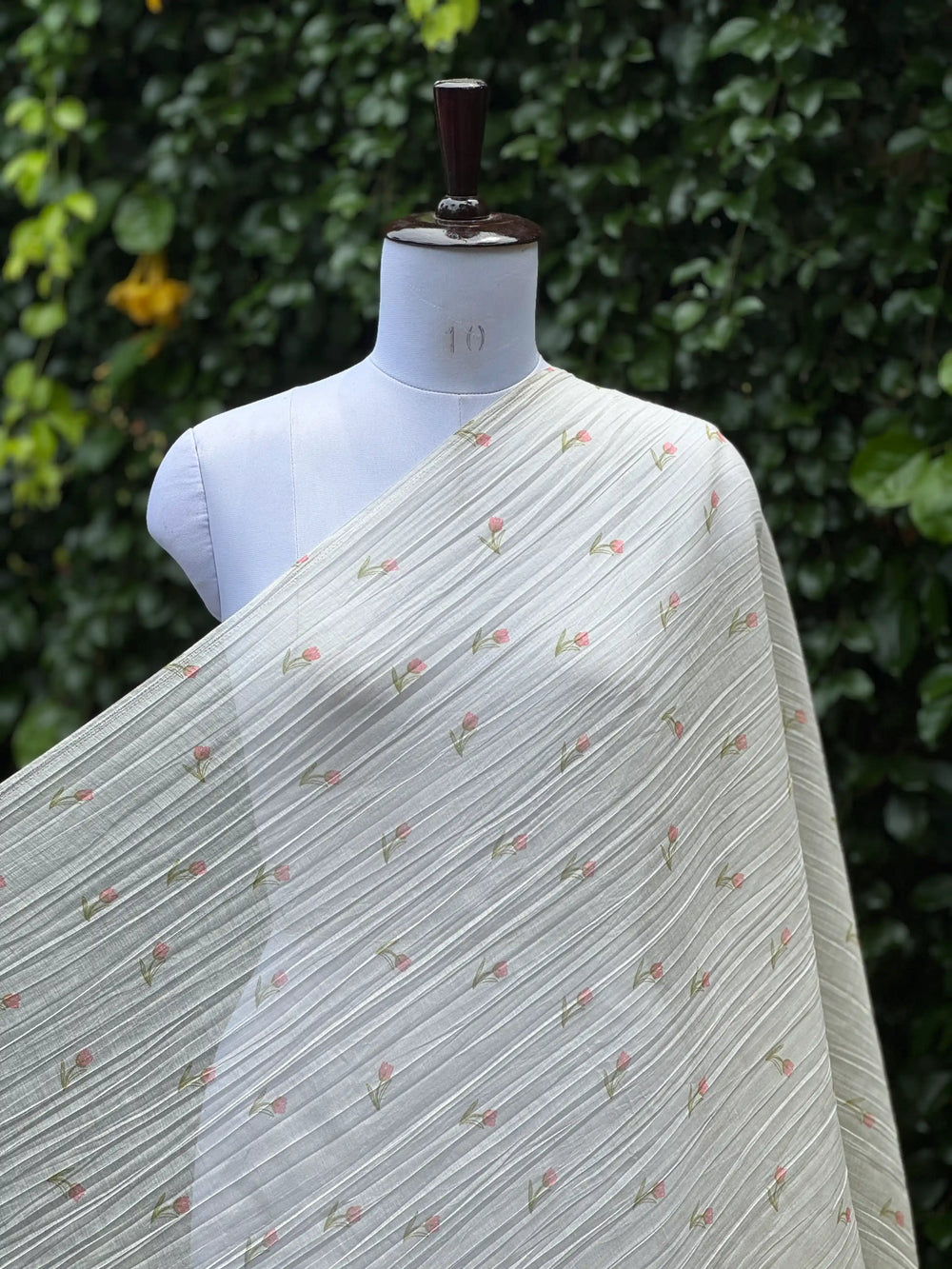 Digital Printed Banarasi Mul Chanderi Fabric