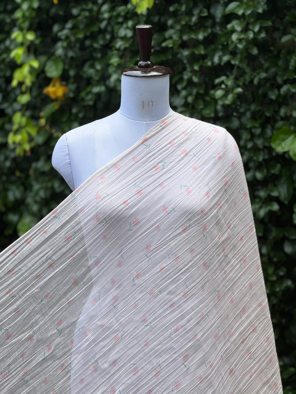 Digital Printed Banarasi Mul Chanderi Fabric