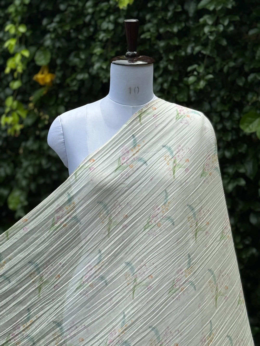 Digital Printed Banarasi Mul Chanderi Fabric