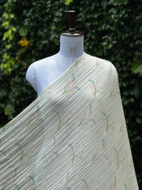 Digital Printed Banarasi Mul Chanderi Fabric