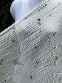 Digital Printed Banarasi Mul Chanderi Fabric