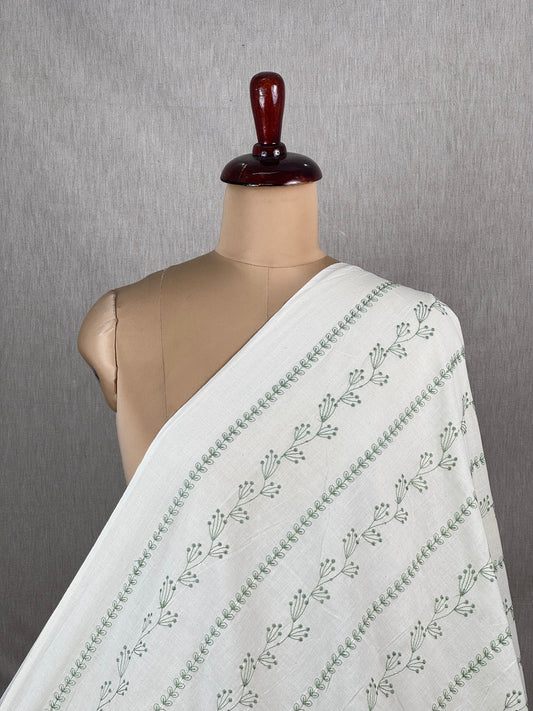 Embroidered Kora Cotton Fabric