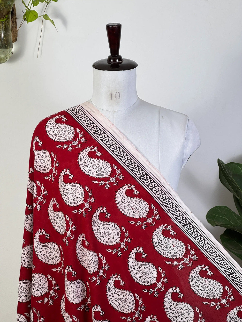 Block-Printed Modal Fabric