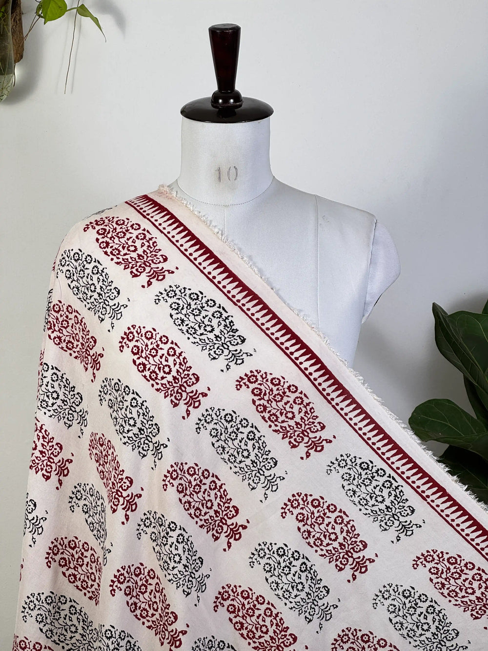 Block-Printed Modal Fabric