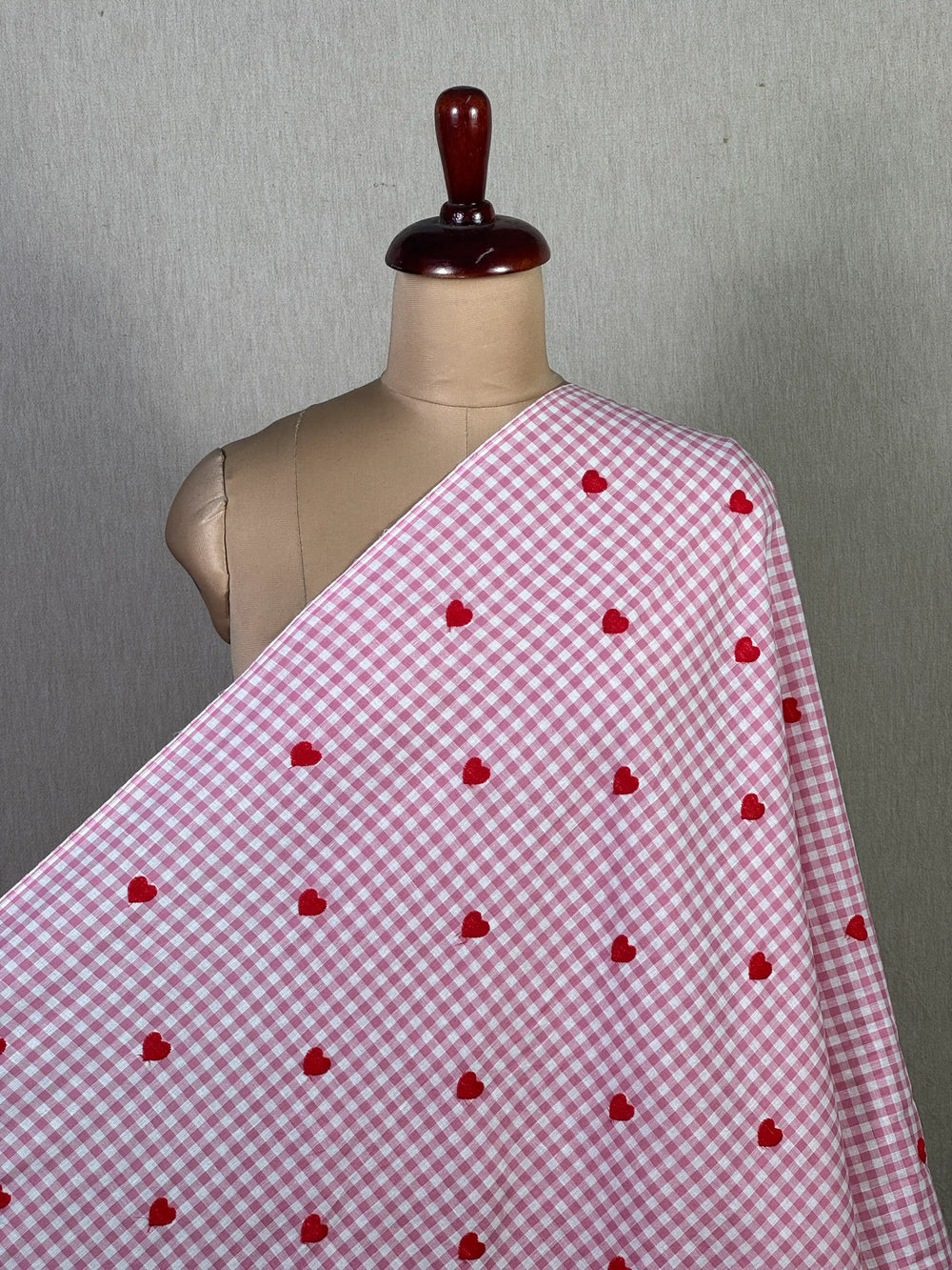 Embroidered Handloom Cotton Fabric
