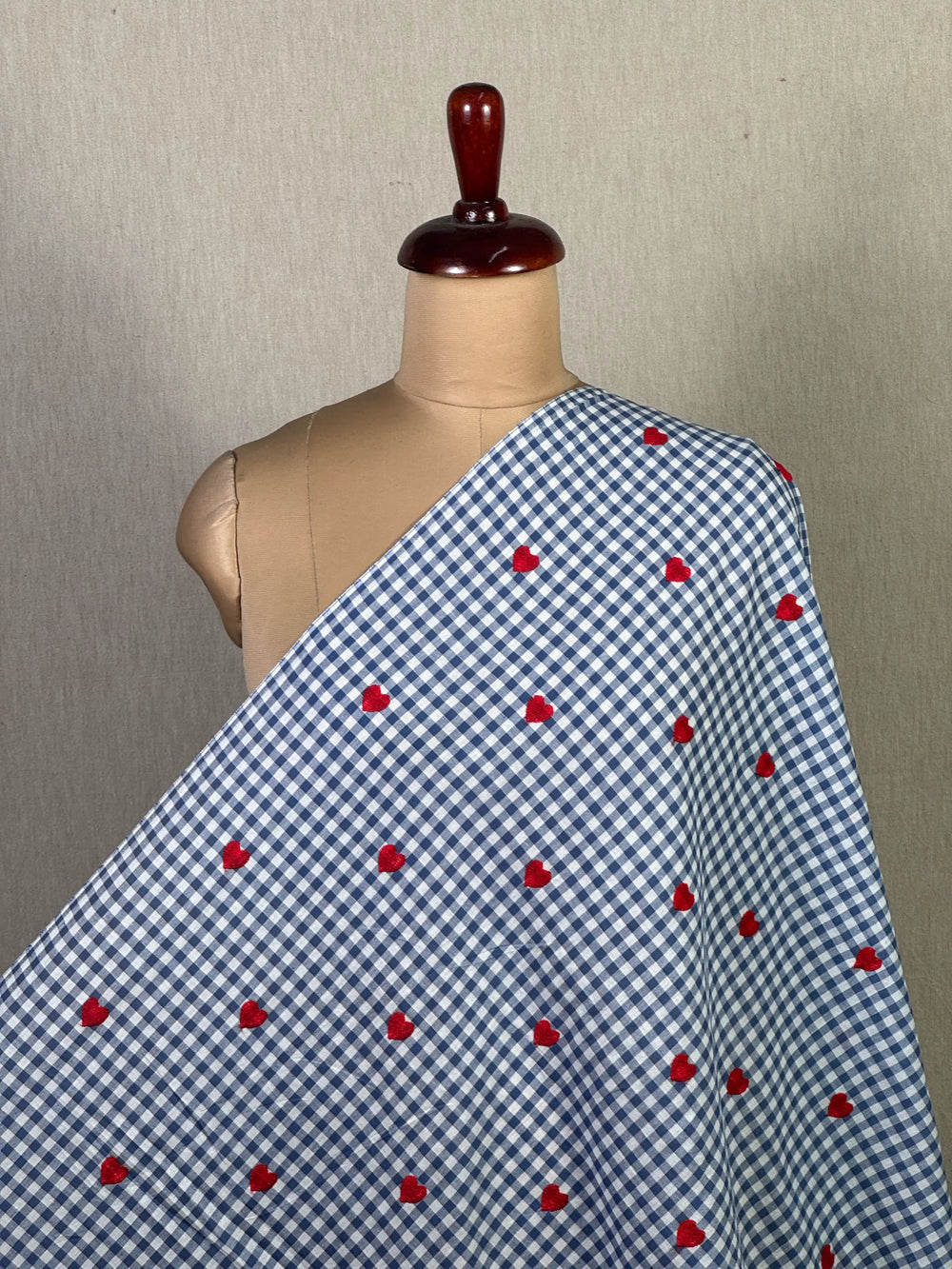 Embroidered Handloom Cotton Fabric