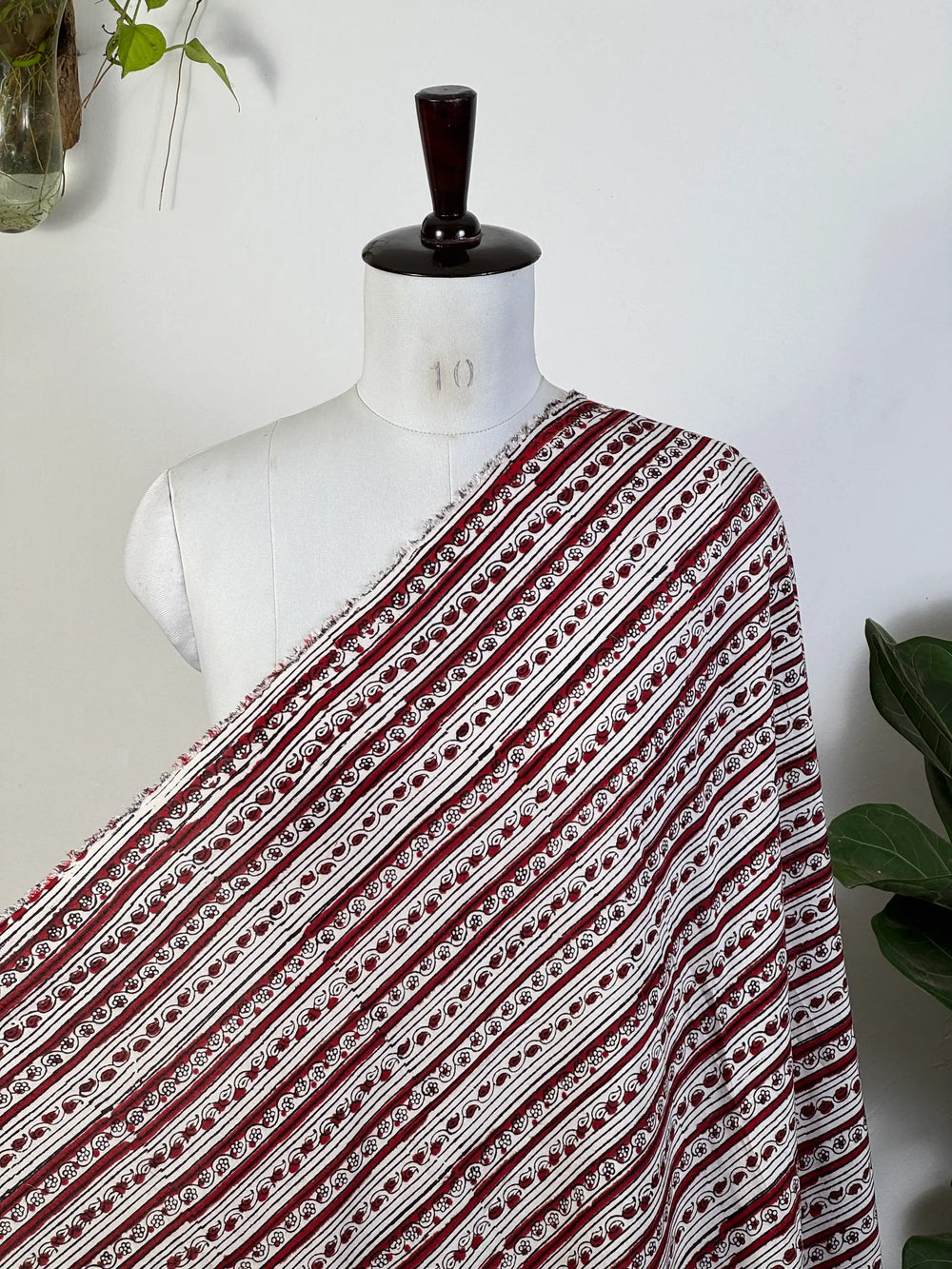 Block-Printed Modal Fabric