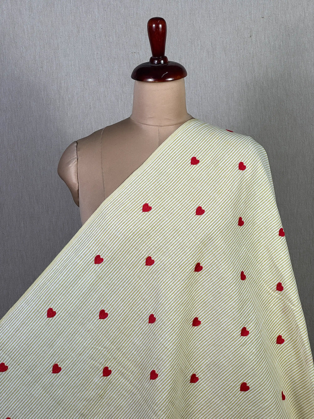 Embroidered Handloom Cotton Fabric