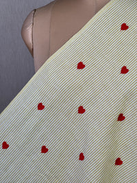 Embroidered Handloom Cotton Fabric